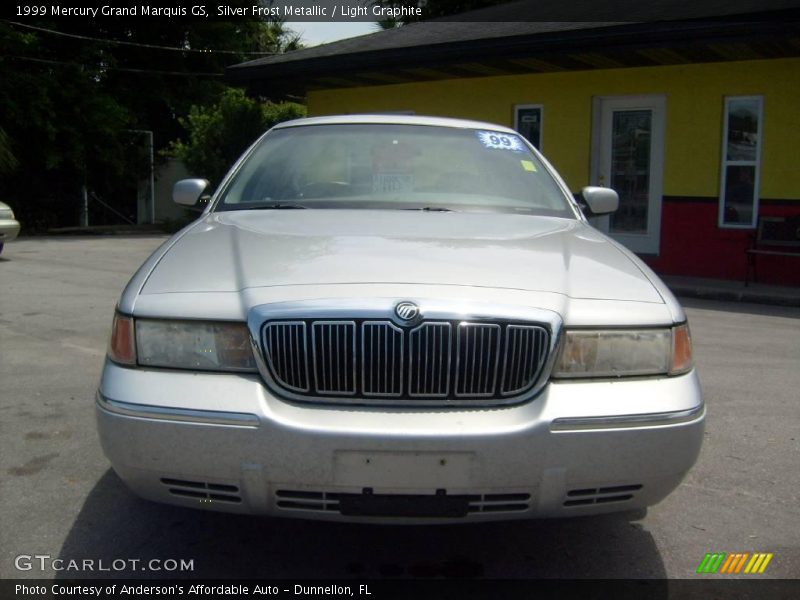 Silver Frost Metallic / Light Graphite 1999 Mercury Grand Marquis GS