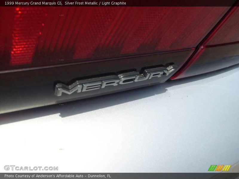 Silver Frost Metallic / Light Graphite 1999 Mercury Grand Marquis GS
