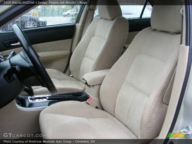 Pebble Ash Metallic / Beige 2006 Mazda MAZDA6 s Sedan