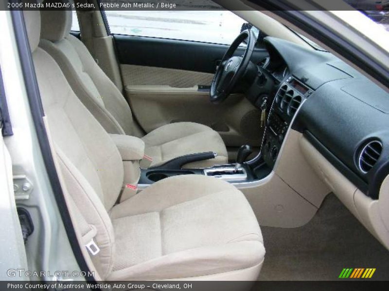 Pebble Ash Metallic / Beige 2006 Mazda MAZDA6 s Sedan