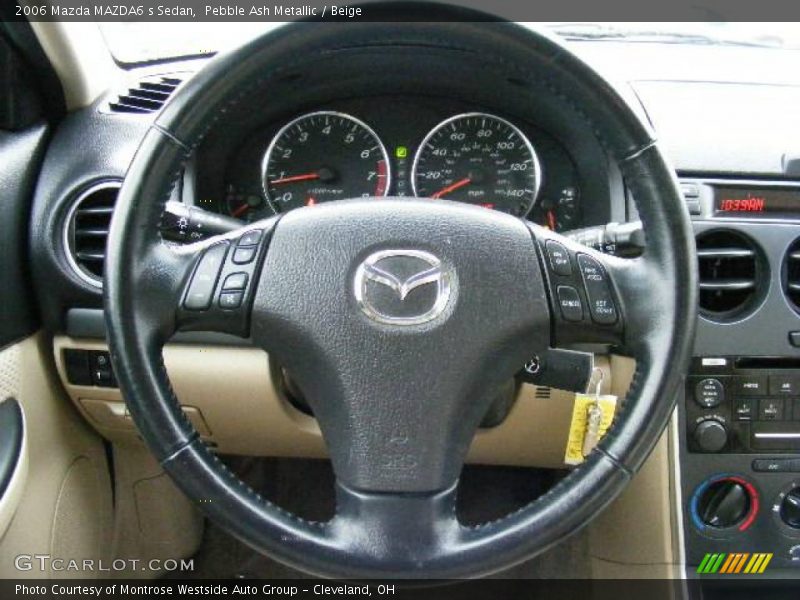 Pebble Ash Metallic / Beige 2006 Mazda MAZDA6 s Sedan
