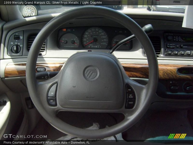 Silver Frost Metallic / Light Graphite 1999 Mercury Grand Marquis GS