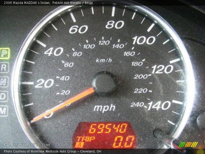 Pebble Ash Metallic / Beige 2006 Mazda MAZDA6 s Sedan