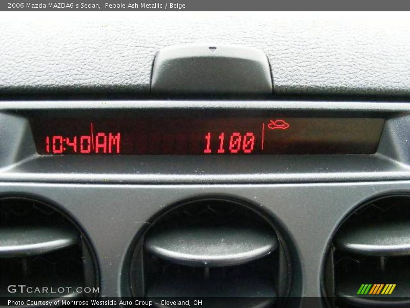 Pebble Ash Metallic / Beige 2006 Mazda MAZDA6 s Sedan