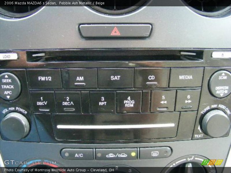 Pebble Ash Metallic / Beige 2006 Mazda MAZDA6 s Sedan