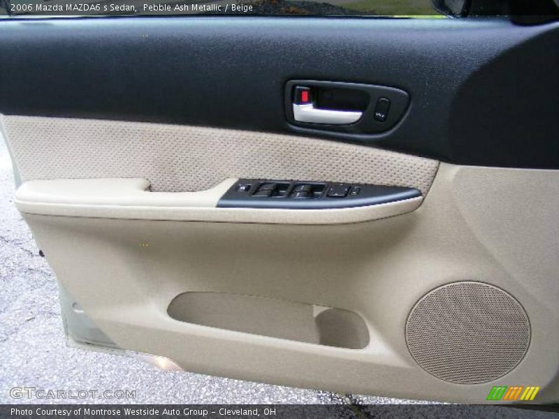 Pebble Ash Metallic / Beige 2006 Mazda MAZDA6 s Sedan