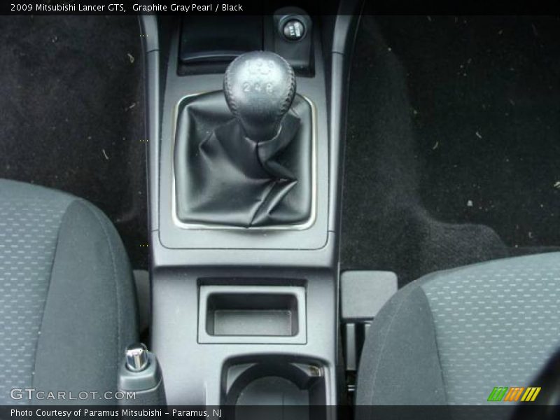Graphite Gray Pearl / Black 2009 Mitsubishi Lancer GTS