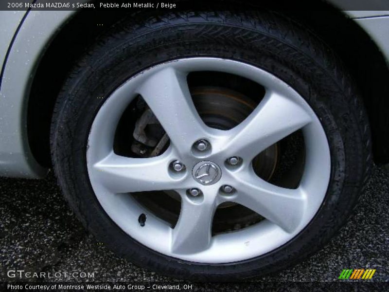 Pebble Ash Metallic / Beige 2006 Mazda MAZDA6 s Sedan