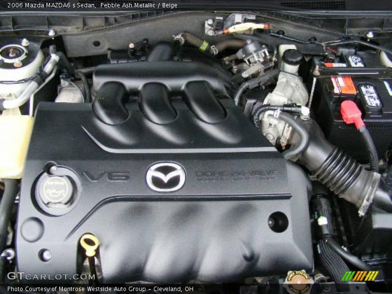 Pebble Ash Metallic / Beige 2006 Mazda MAZDA6 s Sedan