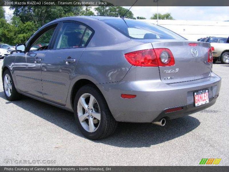 Titanium Gray Metallic / Black 2006 Mazda MAZDA3 i Sedan