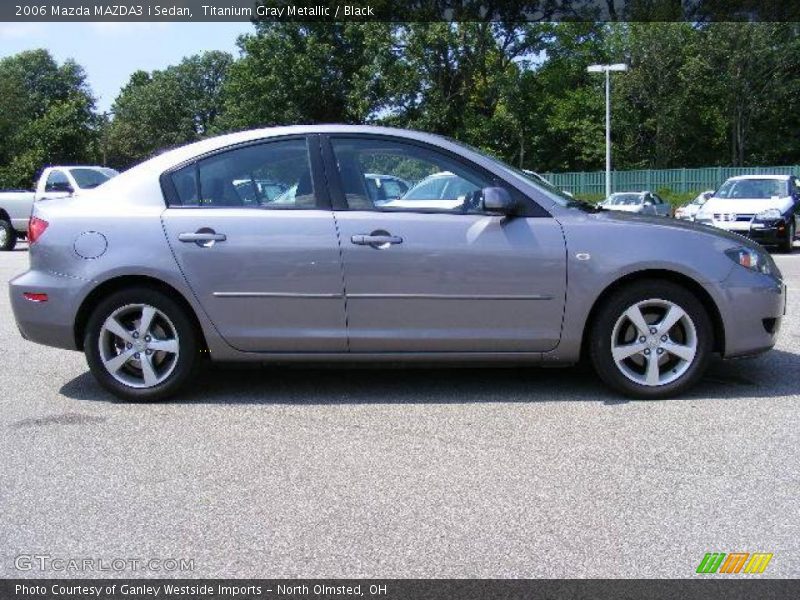 Titanium Gray Metallic / Black 2006 Mazda MAZDA3 i Sedan