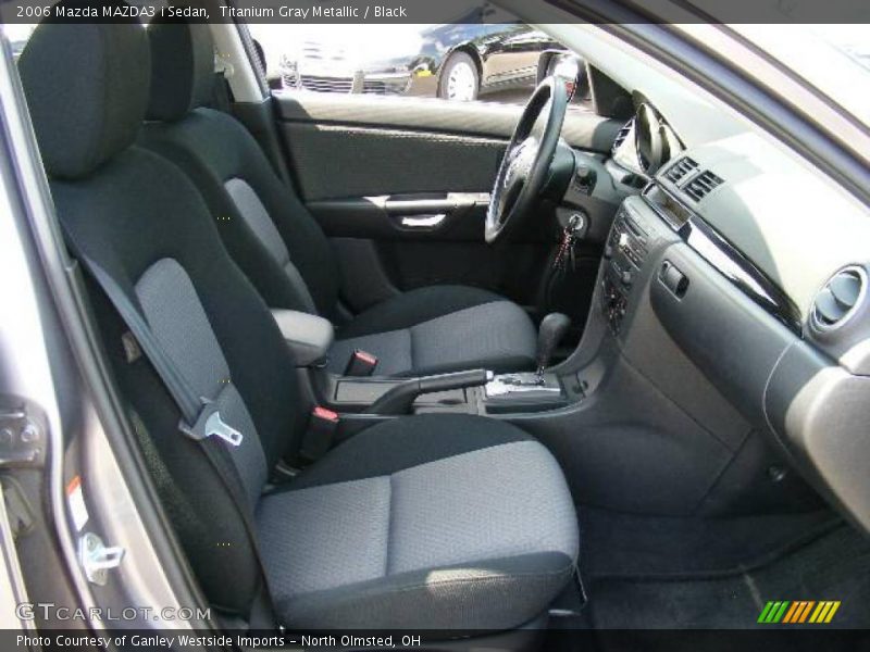 Titanium Gray Metallic / Black 2006 Mazda MAZDA3 i Sedan