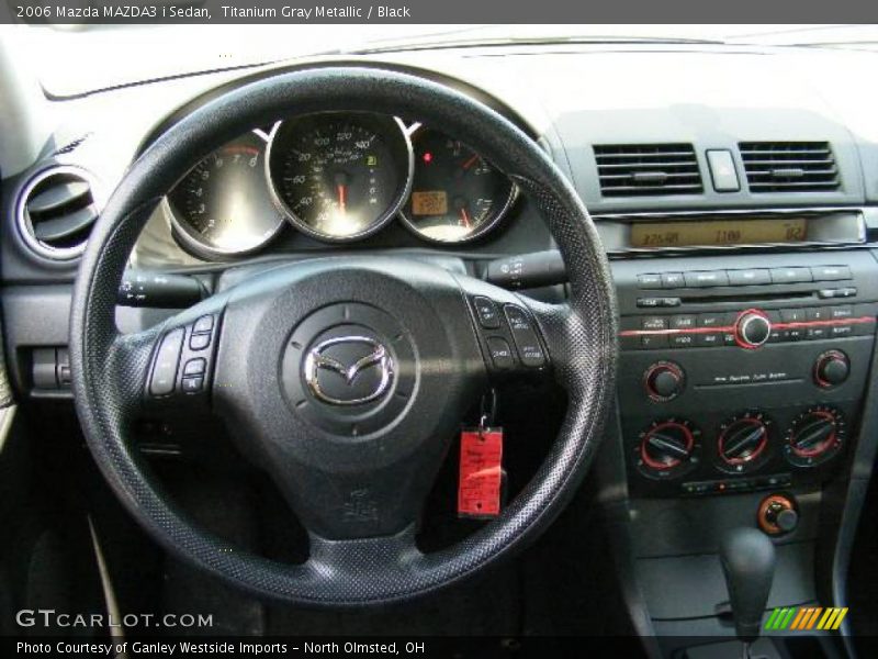 Titanium Gray Metallic / Black 2006 Mazda MAZDA3 i Sedan