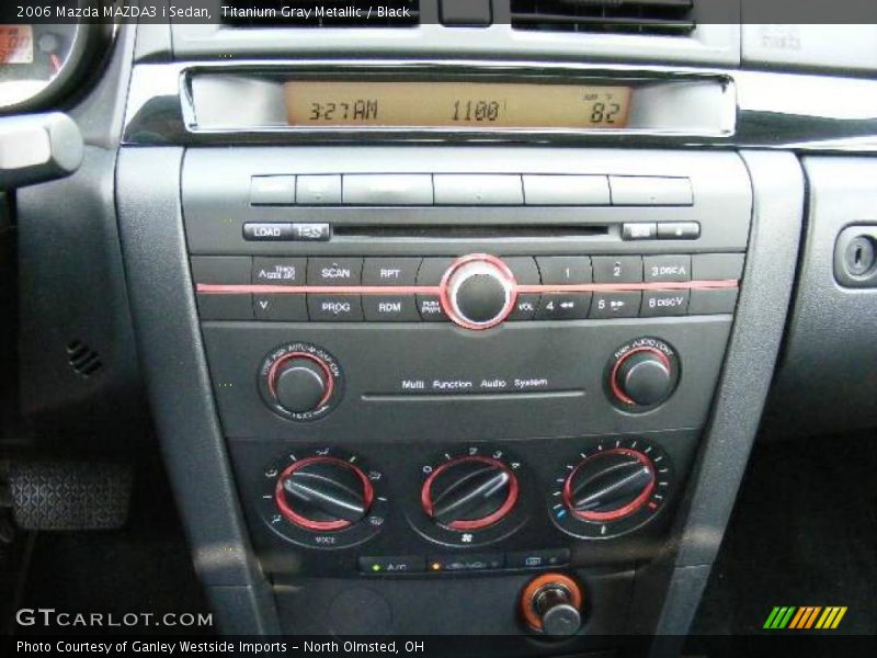 Titanium Gray Metallic / Black 2006 Mazda MAZDA3 i Sedan