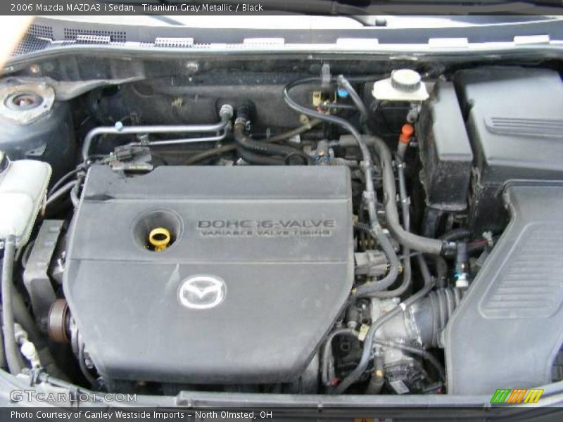 Titanium Gray Metallic / Black 2006 Mazda MAZDA3 i Sedan