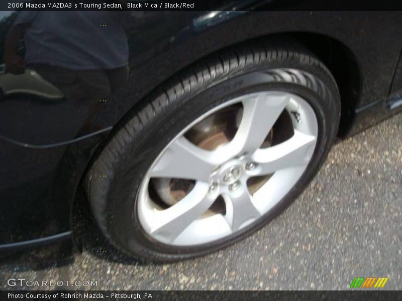 Black Mica / Black/Red 2006 Mazda MAZDA3 s Touring Sedan