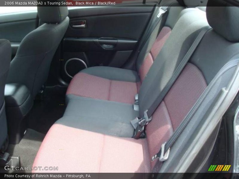 Black Mica / Black/Red 2006 Mazda MAZDA3 s Touring Sedan