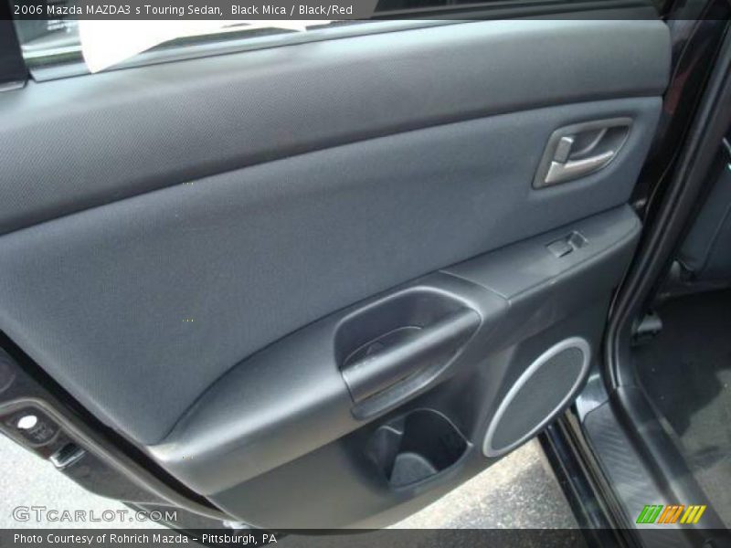 Black Mica / Black/Red 2006 Mazda MAZDA3 s Touring Sedan