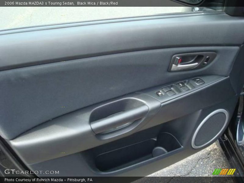 Black Mica / Black/Red 2006 Mazda MAZDA3 s Touring Sedan
