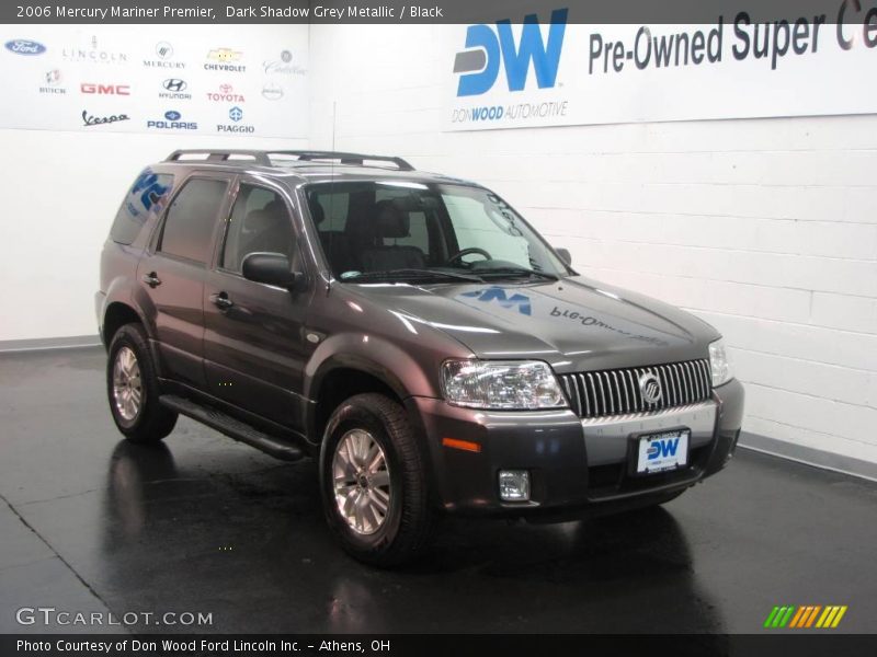 Dark Shadow Grey Metallic / Black 2006 Mercury Mariner Premier