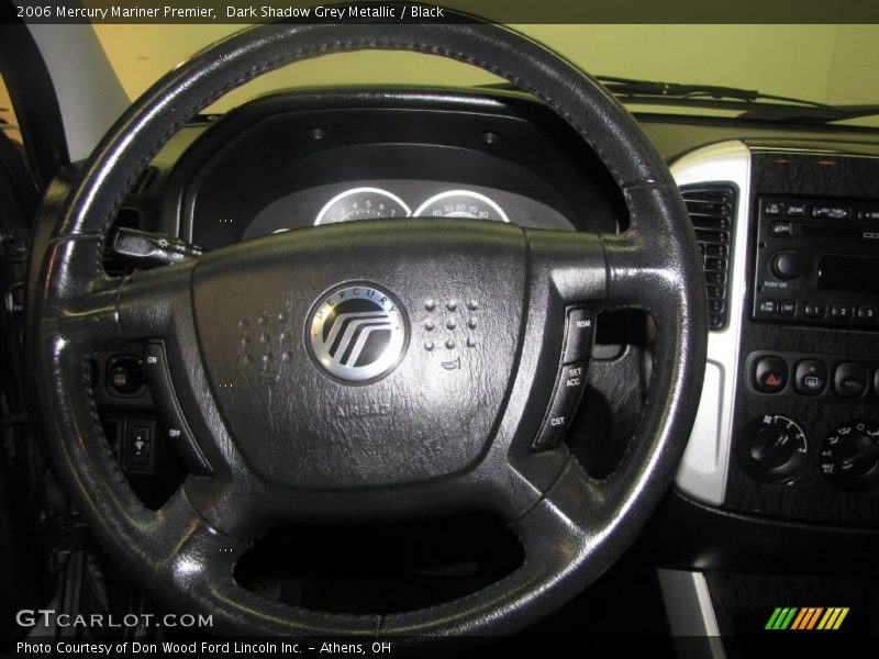 Dark Shadow Grey Metallic / Black 2006 Mercury Mariner Premier