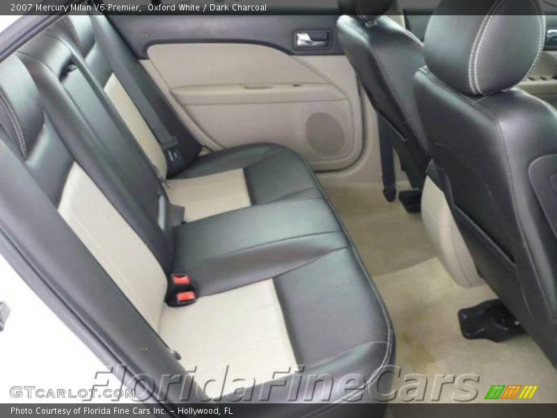 Oxford White / Dark Charcoal 2007 Mercury Milan V6 Premier