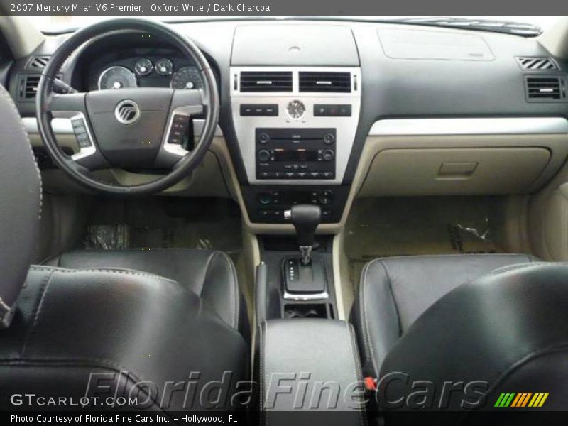 Oxford White / Dark Charcoal 2007 Mercury Milan V6 Premier