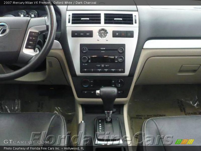 Oxford White / Dark Charcoal 2007 Mercury Milan V6 Premier