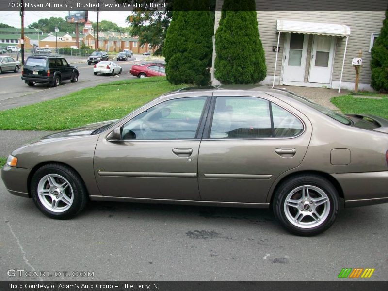 Brushed Pewter Metallic / Blond 2000 Nissan Altima SE