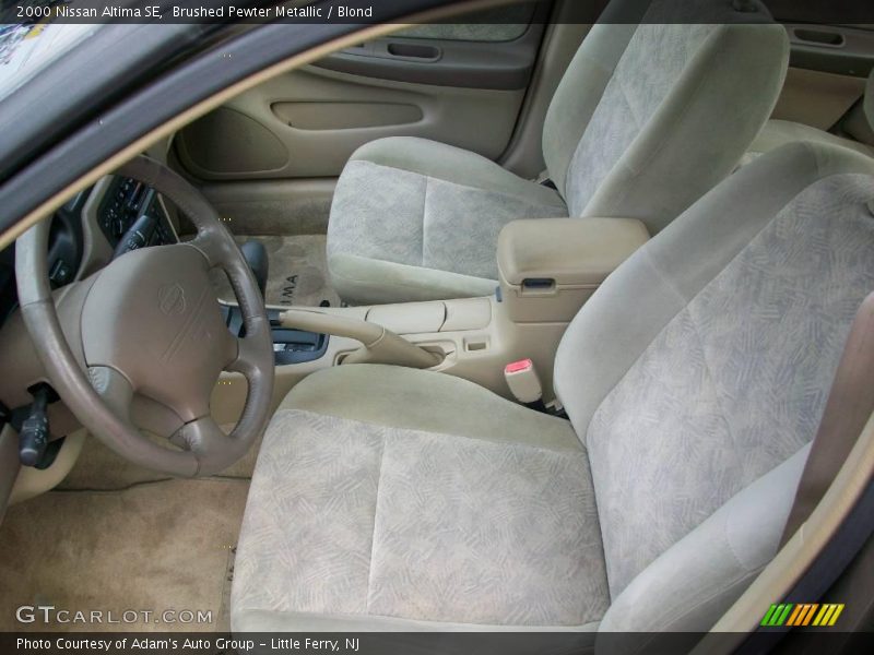 Brushed Pewter Metallic / Blond 2000 Nissan Altima SE