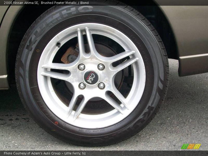 Brushed Pewter Metallic / Blond 2000 Nissan Altima SE
