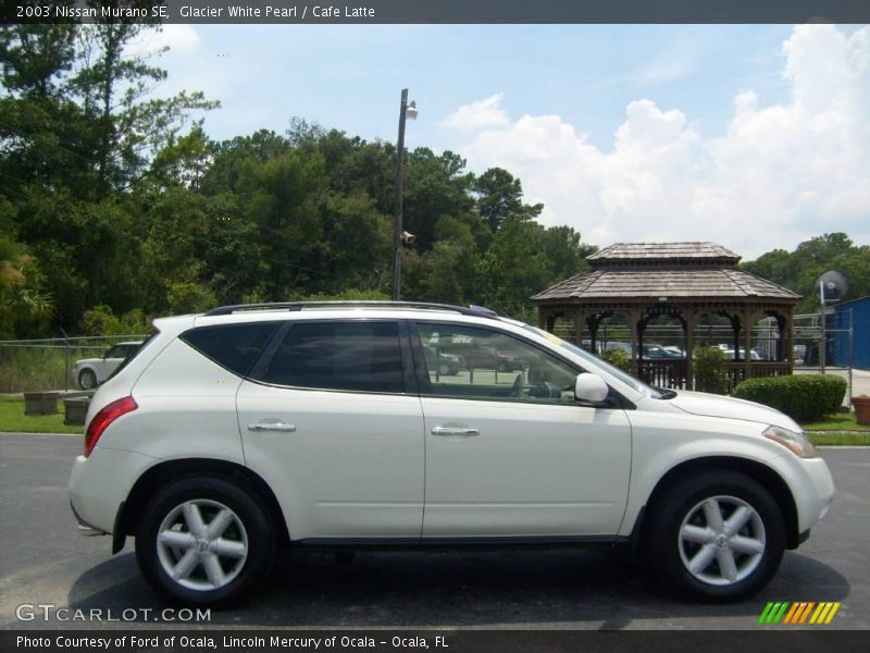 Glacier White Pearl / Cafe Latte 2003 Nissan Murano SE