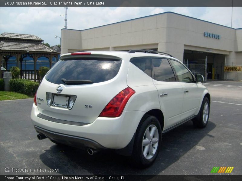 Glacier White Pearl / Cafe Latte 2003 Nissan Murano SE