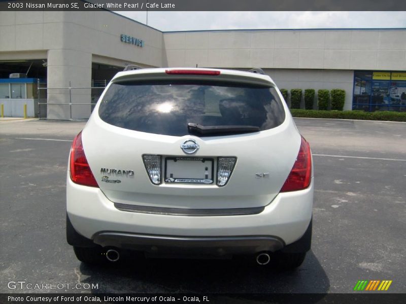 Glacier White Pearl / Cafe Latte 2003 Nissan Murano SE