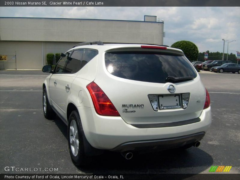 Glacier White Pearl / Cafe Latte 2003 Nissan Murano SE