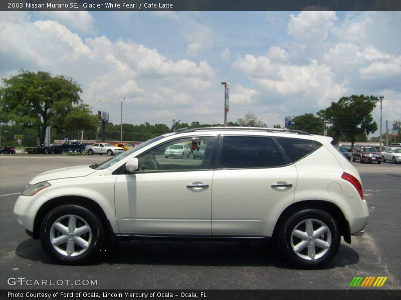 Glacier White Pearl / Cafe Latte 2003 Nissan Murano SE