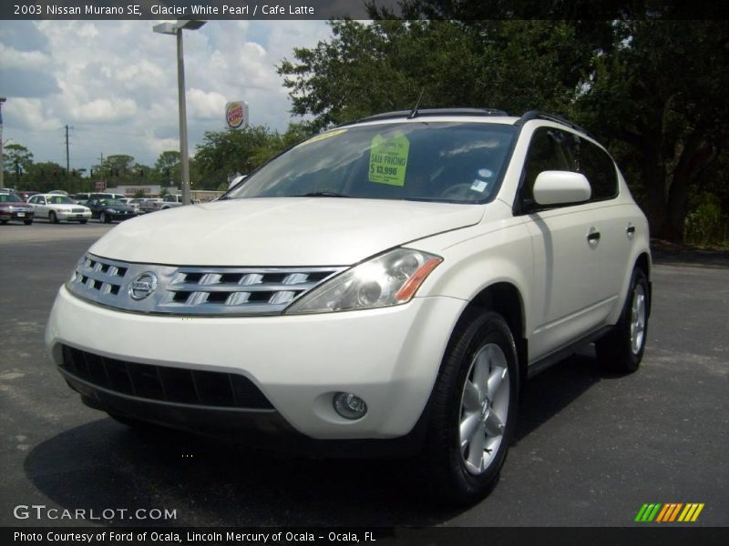 Glacier White Pearl / Cafe Latte 2003 Nissan Murano SE