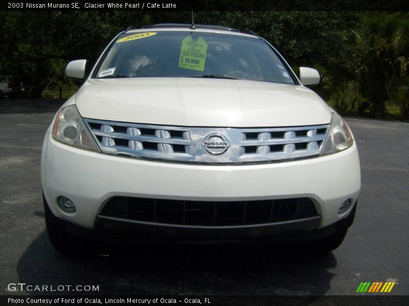 Glacier White Pearl / Cafe Latte 2003 Nissan Murano SE
