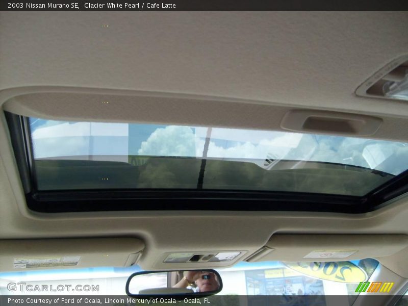 Glacier White Pearl / Cafe Latte 2003 Nissan Murano SE