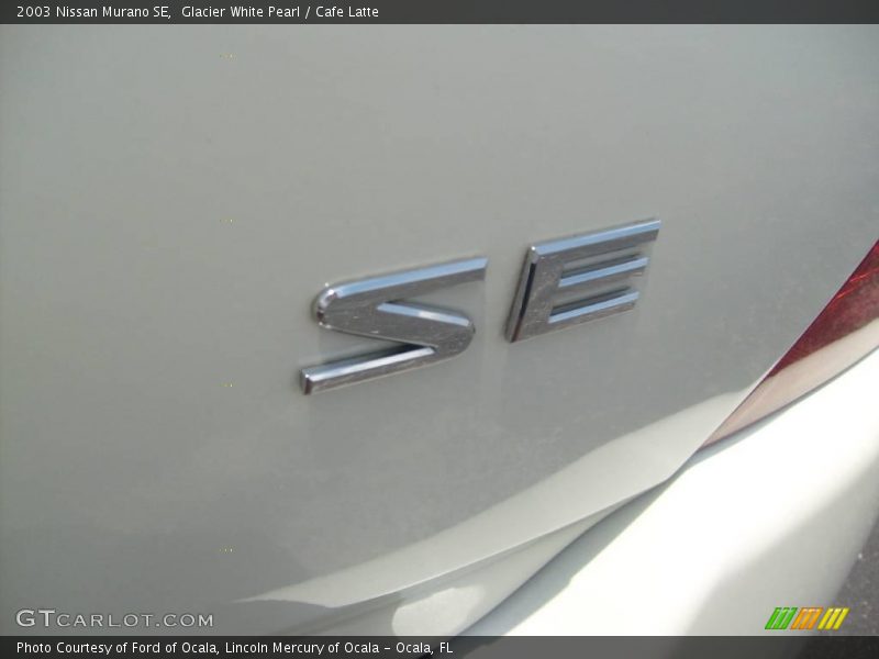 Glacier White Pearl / Cafe Latte 2003 Nissan Murano SE