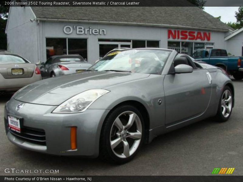 Silverstone Metallic / Charcoal Leather 2006 Nissan 350Z Touring Roadster