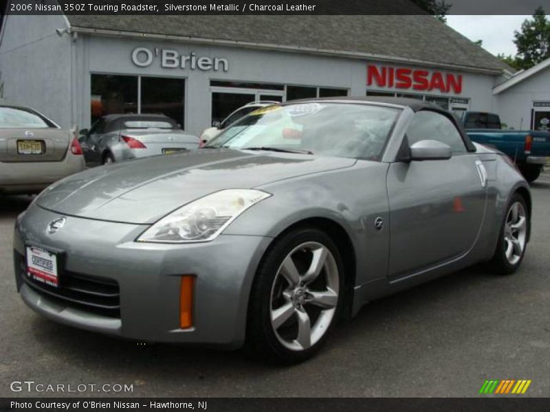 Silverstone Metallic / Charcoal Leather 2006 Nissan 350Z Touring Roadster