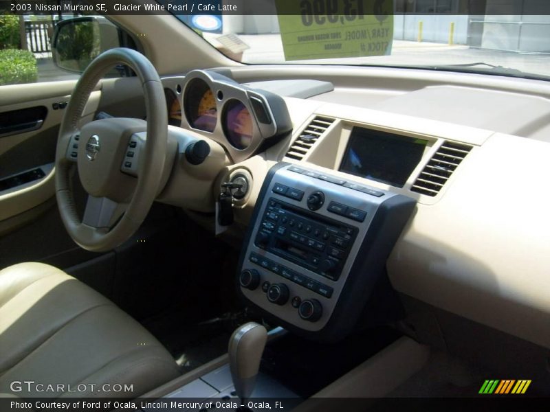 Glacier White Pearl / Cafe Latte 2003 Nissan Murano SE