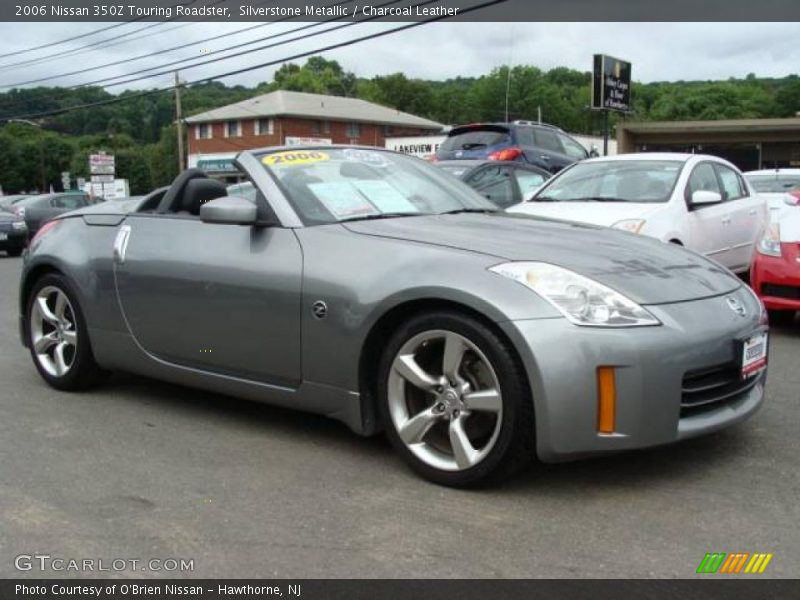 Silverstone Metallic / Charcoal Leather 2006 Nissan 350Z Touring Roadster