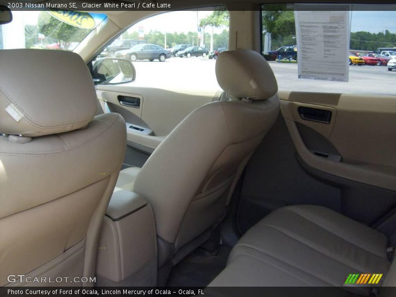 Glacier White Pearl / Cafe Latte 2003 Nissan Murano SE