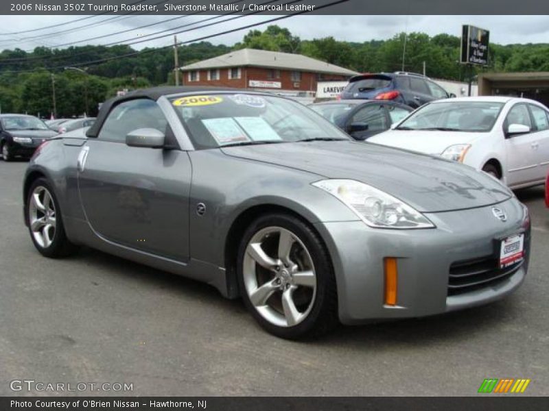 Silverstone Metallic / Charcoal Leather 2006 Nissan 350Z Touring Roadster