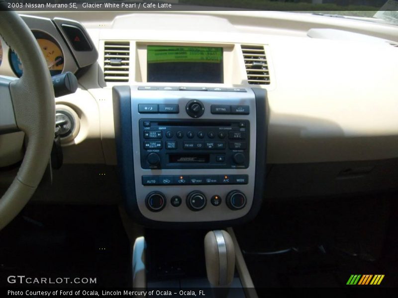 Glacier White Pearl / Cafe Latte 2003 Nissan Murano SE