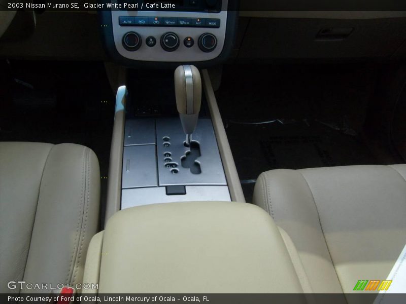 Glacier White Pearl / Cafe Latte 2003 Nissan Murano SE