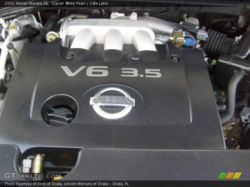 Glacier White Pearl / Cafe Latte 2003 Nissan Murano SE