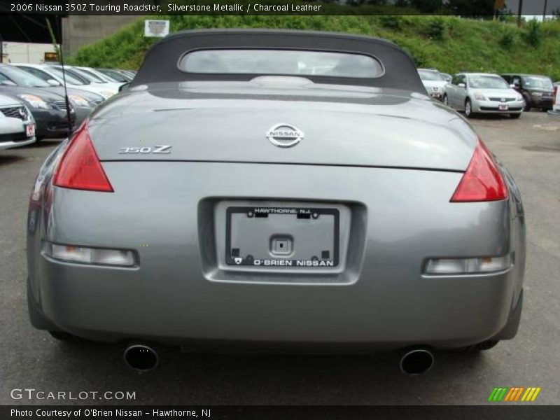 Silverstone Metallic / Charcoal Leather 2006 Nissan 350Z Touring Roadster